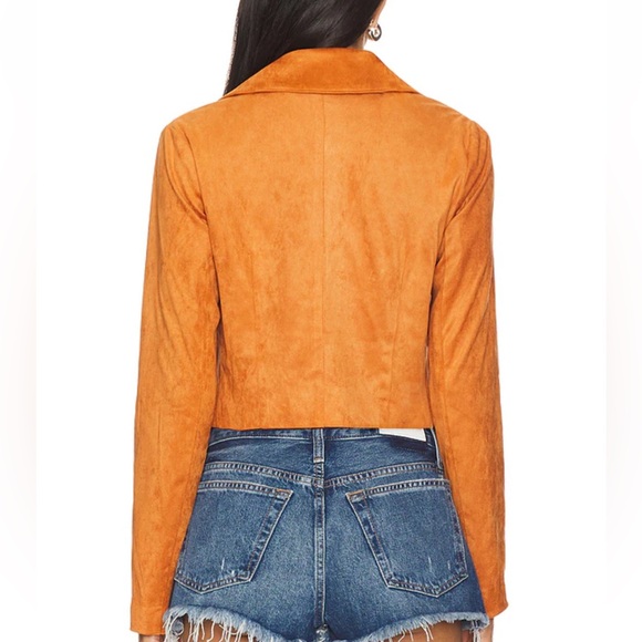 Revolve More To Come Kiara Suede Fringe Jacket in Camel size Small $108 - Picture 15 of 15